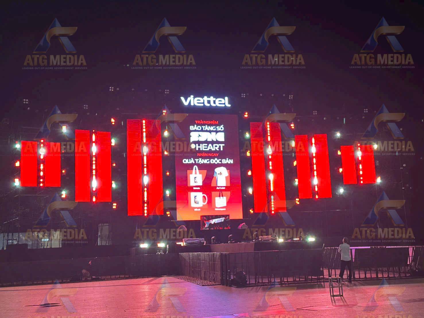 sân khấu đại nhạc hội viettel y-fest sync of heart