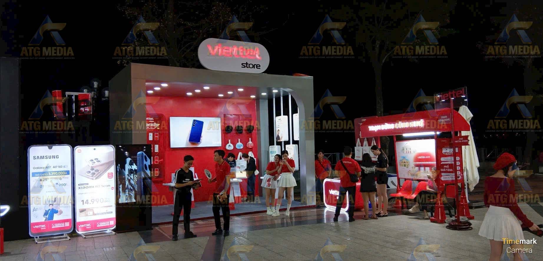 không gian trải nghiệm đại nhạc hội viettel y-fest sync of heart