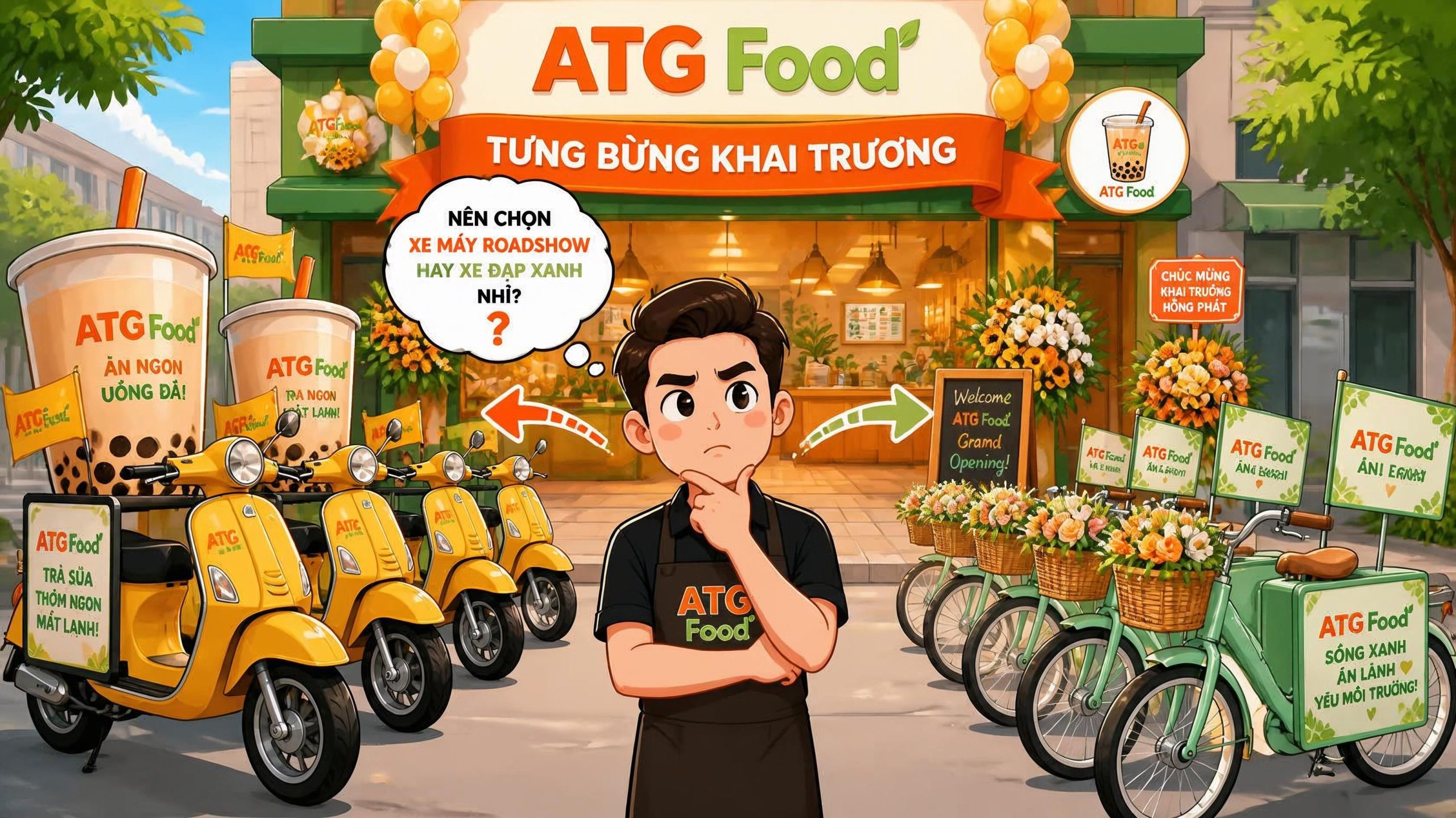 roadshow khai trương f&b