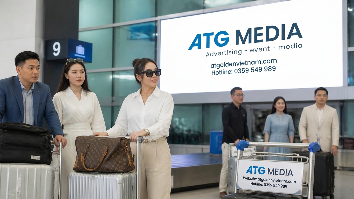 10 Hình Thức Quảng Cáo OOH Hiệu Quả Cho Doanh Nghiệp 7 Quảng Cáo Tại Sân Bay